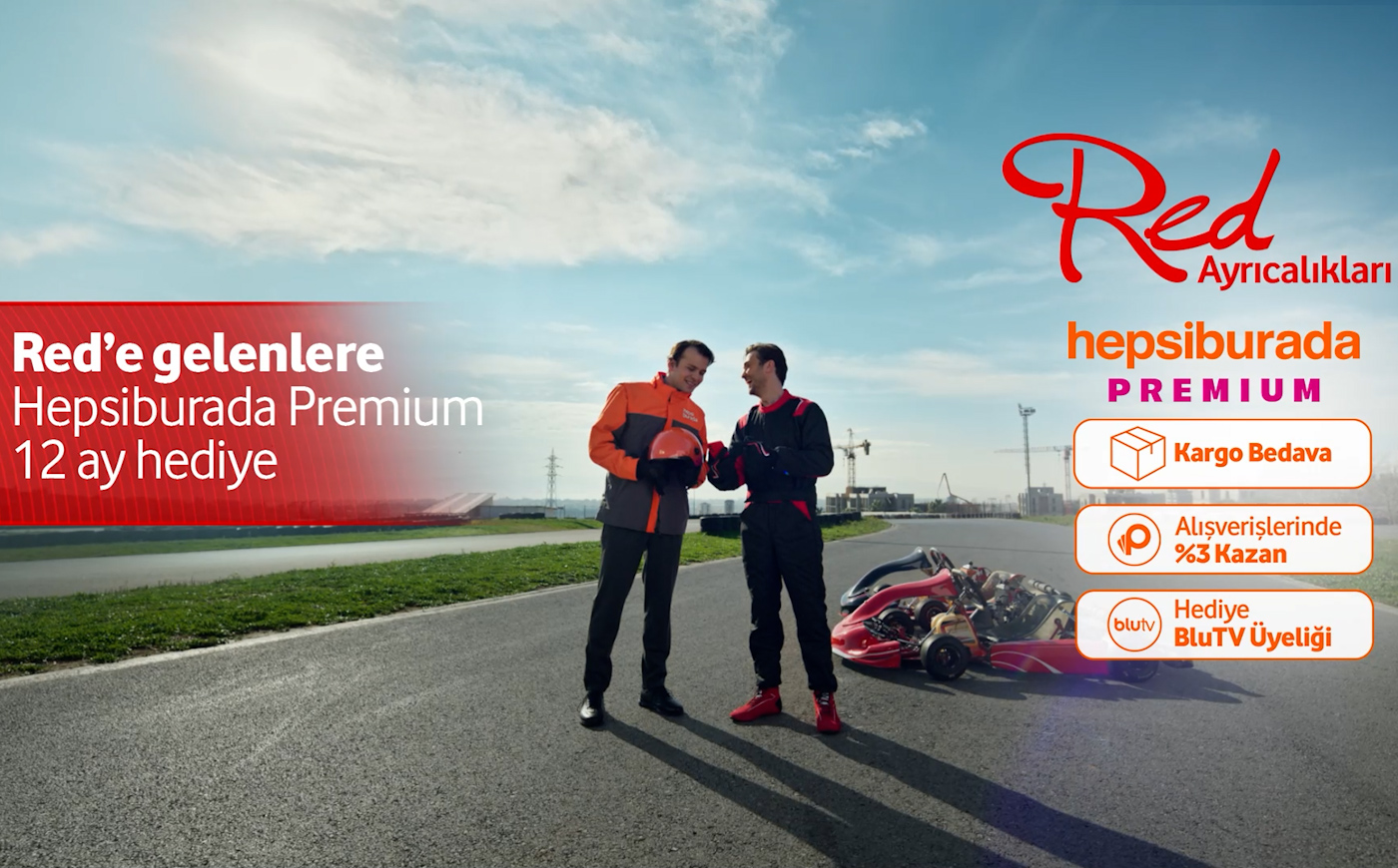 Vodafone Red- Hepsiburada da Redliyim - Go Kart