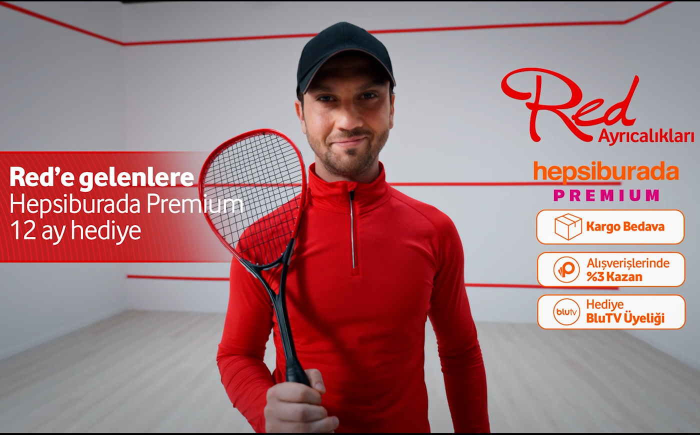 Vodafone Red- Hepsiburada da Redliyim Squash